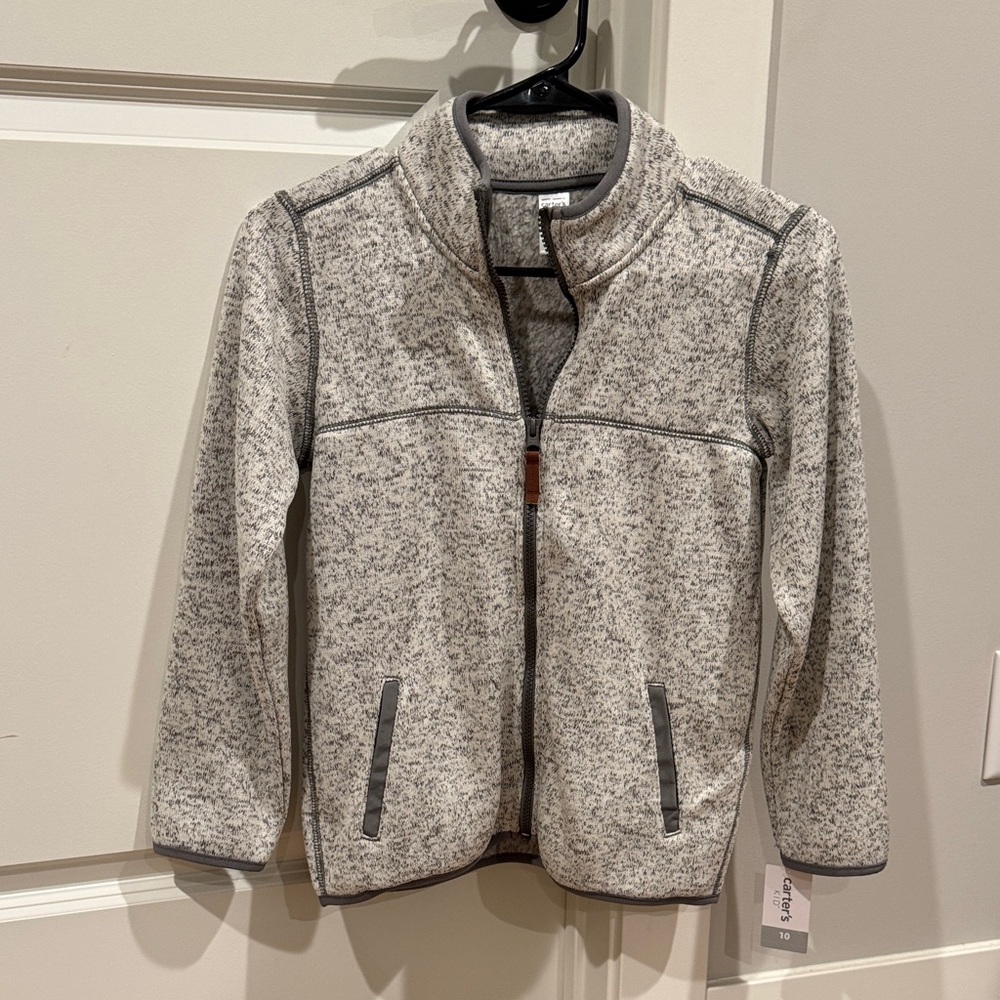 Carter's Heather Gray Fleece Jacket